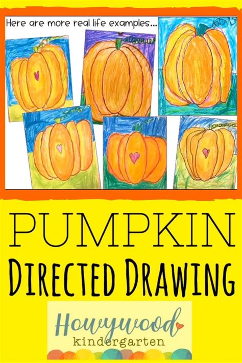 Pumpkin Directed Drawing Fun For Fall October Halloween