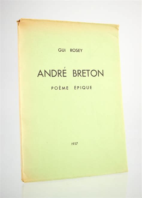 ROSEY André Breton poème épique Signed book Edition Originale com