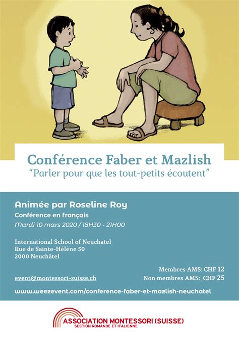 Conference Faber Et Mazlish NeuchÂtel Mardi 10 Mars Association