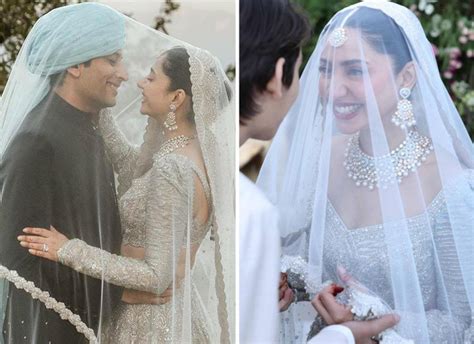 mahira khan shares first video from her stunning wedding ceremony with salim karim her son