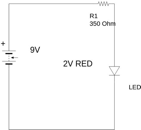 Light Emitting Diode Led Basic Electrical Diagram Template