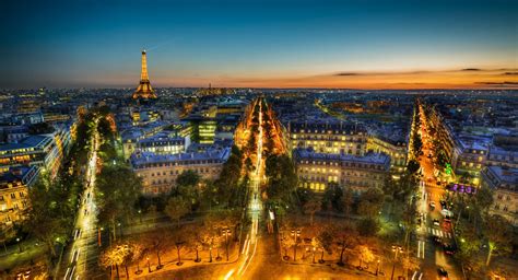 Free Wallpapers France Paris Ile De France île De France Town Night Sky