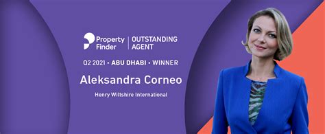 Aleksandra Corneo Abu Dhabi Winner Q2 2021 Property Finder Hub