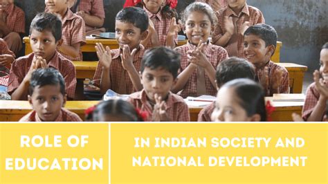 Role Of Education In Indian Society Contemporary India And Education