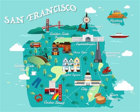 Map Of San Francisco Area What Is San Francisco Known For Best