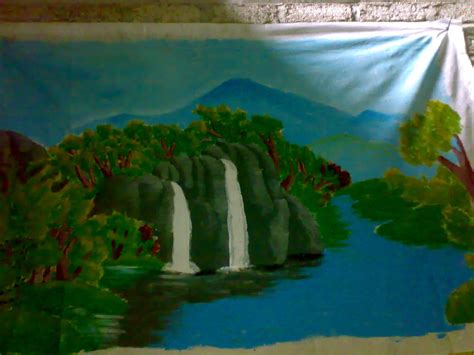 Siapkan fisik dengan baik dan perbekalan yang memadai agar perjalananmu aman dan nyaman. rofiq painting and education: lukisan air terjun sungai ...