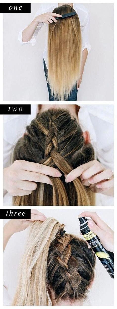 Get a small section of your hair from one side and wave it in the. Beautiful step by step easy hairstyles! # ...