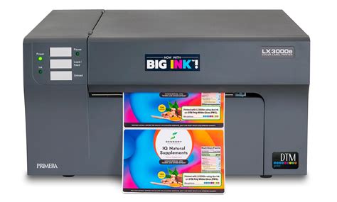 New Lx3000e Color Label Printer With ‘big Ink Me Printer