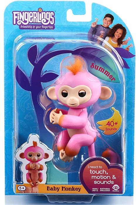 Fingerlings Baby Monkey Summer Figure Wowwee Toywiz