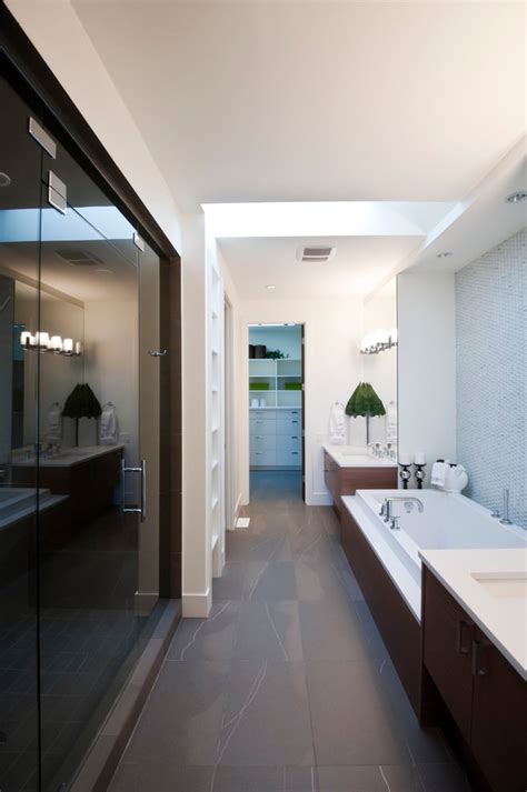 If you have a goal to. 25+ Narrow Bathroom Designs, Decorating Ideas | Design ...