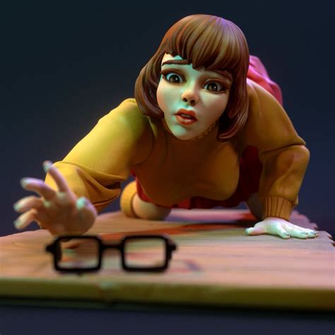 Velma Dinkley Scooby Doo 3d Printed Solid Resin Ts Etsy