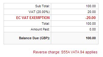 8 whether you are a subcontractor or contractor, xero handles domestic reverse charge automatically, ensuring you have the right information shown on your cis sales invoices. EC VAT Invoices - Reverse Charge Statement - Quick File