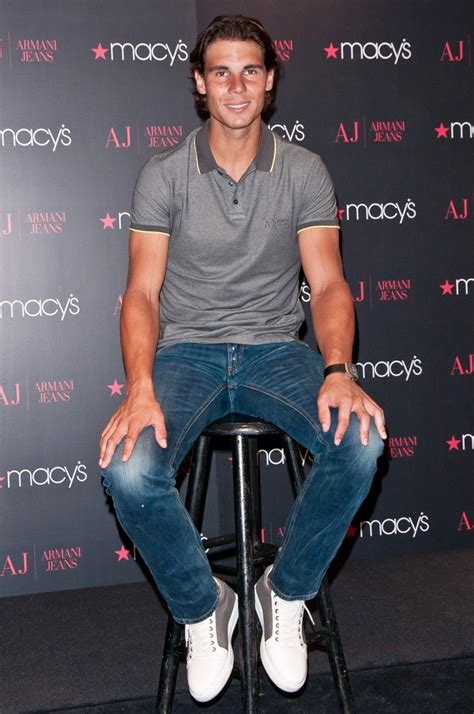 Rafael Nadal Unveils His New Armani Jeans And Underwear