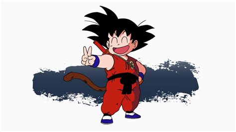 How To Draw Kid Goku Peace Tutorial Youtube