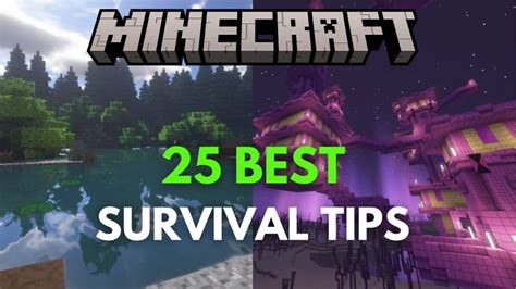 25 Best Minecraft Survival Tips Ultimate Guide Minecraft Creepergg