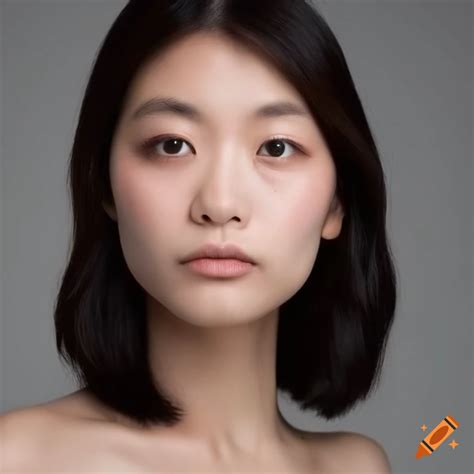 Non Studio Image Of Front Facing Japanese Female In Their 30s With