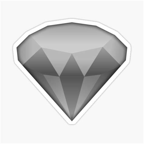 Diamond Emoji Sticker By Blvckbleach Redbubble