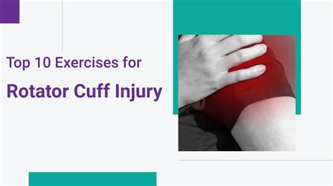 10 Best Exercises For Rotator Cuff Injury Om Physio Plus Nutrition
