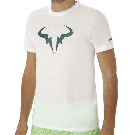 Buy Nike Rafael Nadal Court T Shirt Men White Petrol Online Tennis