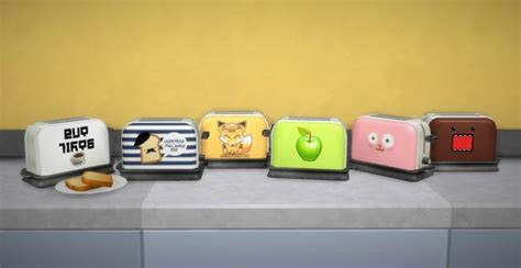 Toaster Recolors At Budgie2budgie Sims 4 Updates