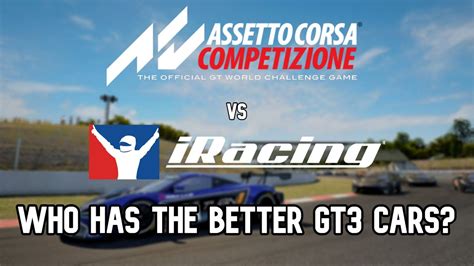 IRacing Vs Assetto Corsa Competizione Who Has The Better GT3 Cars