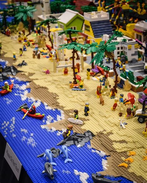 Lego Beach My Love Of Legos Lego Beach Lego Projects Lego