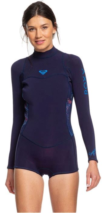 2020 Roxy Womens 2mm Syncro Long Sleeve Spring Shorty Wetsuit