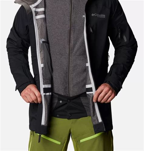 Mens Peak Pursuit Ski Shell Jacket Columbia Sportswear