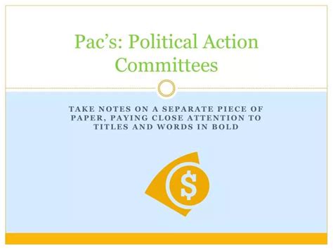 Ppt Pacs Political Action Committees Powerpoint Presentation Free