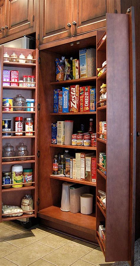 Kitchen larders or pantries can come in all shapes and sizes. 37 #Pantry #Cabinet #Ideas #That #Solve #Kitchen #Storage ...