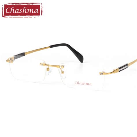 buy chashma brand eyewear quality eyeglasses male pure titanium glasses frames