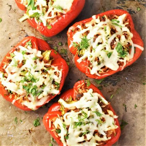 Easy Turkey Stuffed Peppers Everyday Healthy Recipes