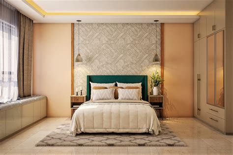 Modern Guest Room Design With Beige Theme Livspace