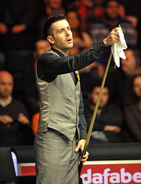 Selby won the fifth frame on respotted black despite having needed two snookers. Mark Selby prepares for battle at the 2014 Dafabet Masters