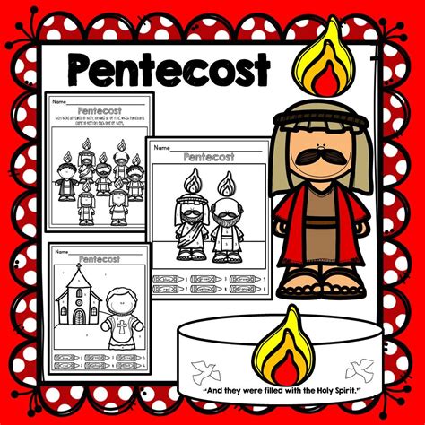 This Pentecost Pack Includes Two Craft Activities Two Color By Numbers