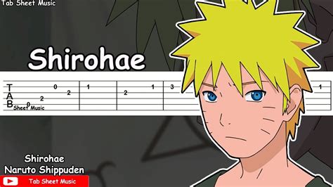 Naruto Shippuden Ost Shirohae Guren Guitar Tutorial Tab Sheet Music