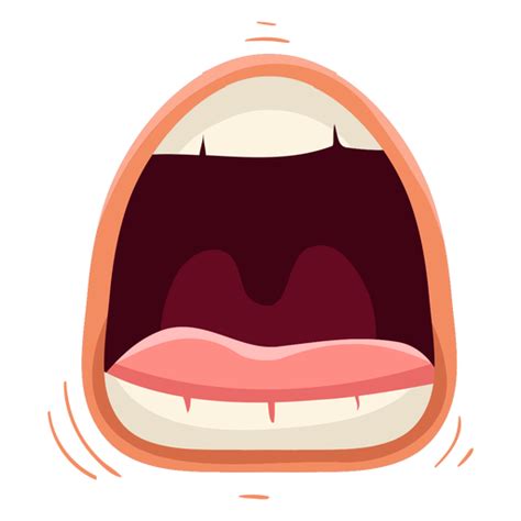 Screaming Open Mouth Illustration Transparent Png Svg Vector File