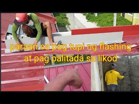 Pag Kabit Ng Flashing At Palitada Sa Cr Youtube