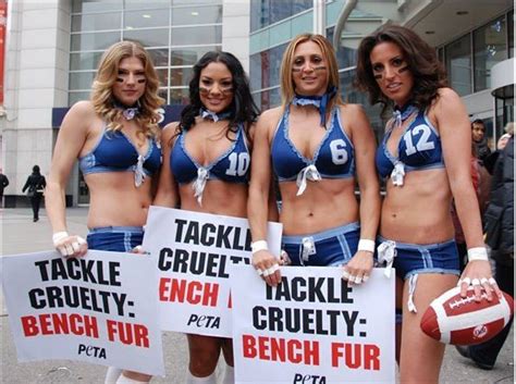 Lingerie Football Players Strip Down For Peta S Anti Fur Campaign