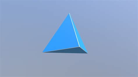 Triangular Pyramid 3d Model