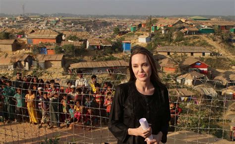 Angelina Jolie Visits The Unhcr Special Envoy To Kutupalong Rohingya