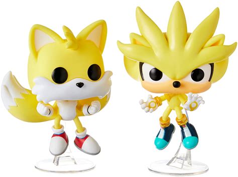 Buy Funko Pop Sonic The Hedgehog Super Tails And Super Silver 2 Pack