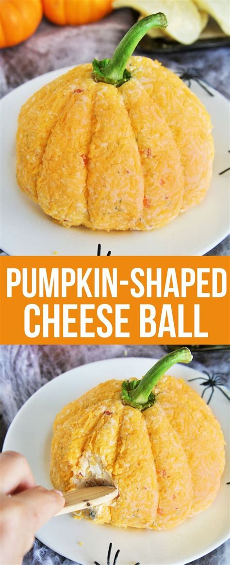 This Pumpkin Shaped Cheese Ball Is So Easy To Throw