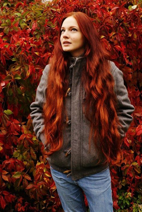Beautiful In Red♡ ⊱ Redheads ♥ ⊱╮♥ Galina Rogozhina Beautiful Red