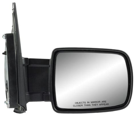 K Source Replacement Side Mirror Manual Textured Black Passenger Side K Source Replacement