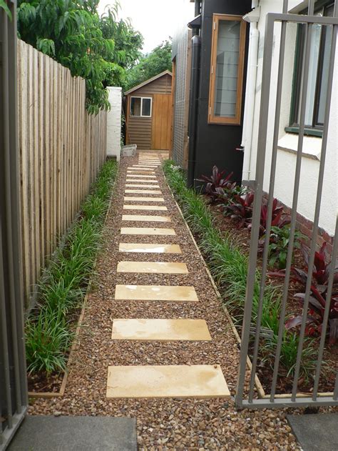 Gravel With Stepping Stones Applied Horticultural Services