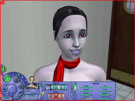 Mod The Sims Biting Neck Satisfies Hunger Need Vampires Update 02
