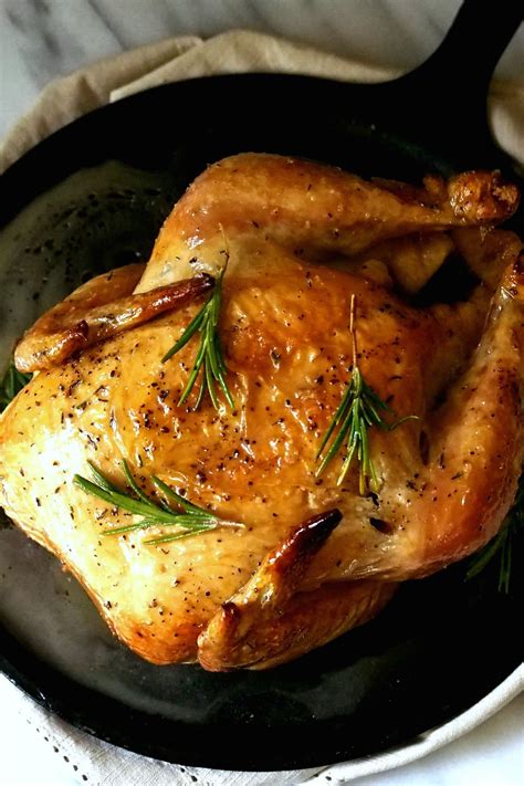 Cook uncovered one hour at 350 degrees water occasionally to see if more. Perfect Roast Chicken | Simply Sated