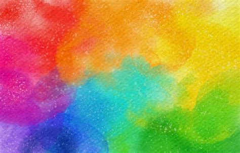 Beautiful Watercolor Colorful Rainbow Background 1978304 Vector Art At