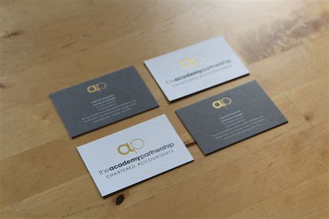 Logo And Business Card Design For Chartered Accountants The Academy